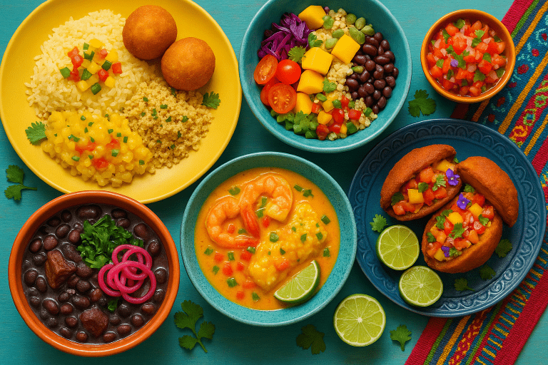 Traditional Brazilian food with modern presentations and ingredients.